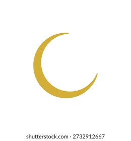 Ícone da lua crescente islâmica para o Ramadã