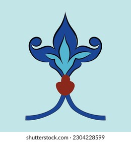 Islamic culture pattern - patterns from Samarkand city buildings. Persian art. Uzbekistan ornaments.