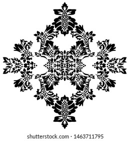 Islamic damask card for paper design. Vintage wallpaper
