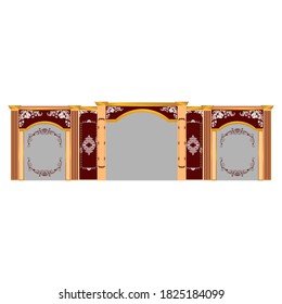 ISLAMIC DECORATION PATERN DESIGN VEKTOR