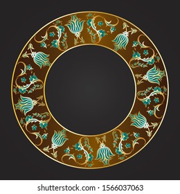 islamic decoration, plate decore for tableware 