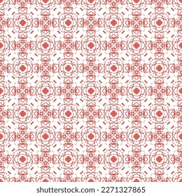 Islamic decorative background made of small squares. The rich decoration of abstract patterns for construction of fabric or paper. 