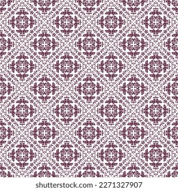 Fondo decorativo islámico hecho de cuadrados pequeños. La rica decoración de patrones abstractos para la construcción de tela o papel. 