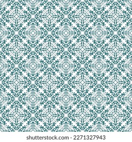 Fondo decorativo islámico hecho de cuadrados pequeños. La rica decoración de patrones abstractos para la construcción de tela o papel. 