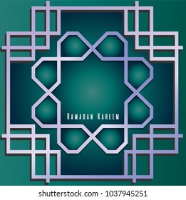 Islamic design background with morocco ornament