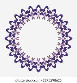 Islamic design circle background with morocco ornament pattern