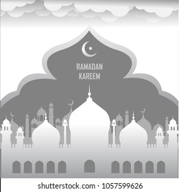 islamic design. ramadan kareem template. vector 