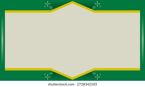 Islamische Designvorlage, Ramadan Kareem islamischer Hintergrund. horizontaler Hintergrund für islamisches Poster. grüner islamischer Hintergrund.