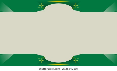 modelo de design islâmico, fundo islâmico kareem do Ramadã. fundo horizontal para cartaz islâmico. fundo islâmico verde.