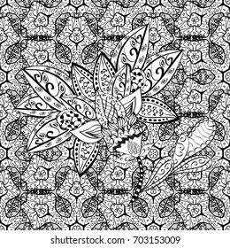 Islamic design. Vector white textile print. Seamless pattern oriental ornament. White pattern on gray background with white elements. Floral tiles.