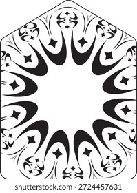Diseño De Vector De Mandala De Cúpula Islámica Con Patrones Arabescos Geométricos Para Tarjetas De Felicitación De Ramadán Kareem.