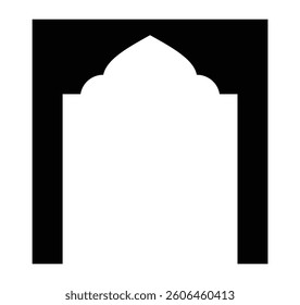 Islamic Door Design Mosque Arch Arabic Window Silhouette
