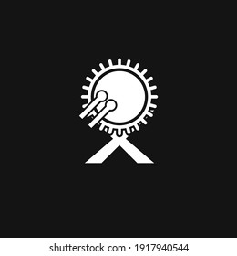 Islamic drum Logo Design Vector