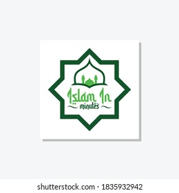 Islamic editable logo design template