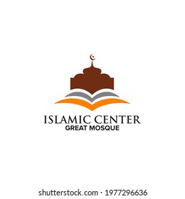 Islamic education logo design vector template