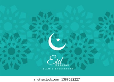 islamic eid festival background design