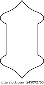 Elemento islámico arco islámico, puerta tradicional, marco árabe, adorno de ramadán, ventana islámica, forma islámica vector ventana conjunto
