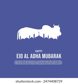 Emblema Islámico Del Sagrado Eid Al Adha Mubarak. emblema del Vector día de ramadán.