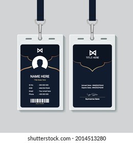 Islamic event identity card design 