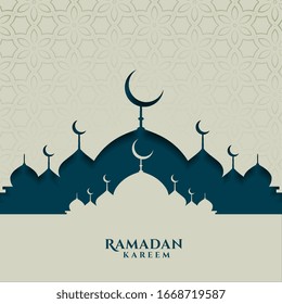 islamic festival card for ramadan kareem season