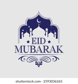 Islamic Festival Eid Mubarak Template