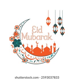 Islamic Festival Eid Mubarak Template