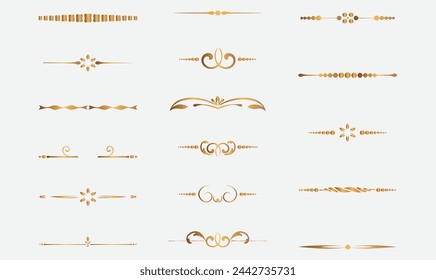 Diseño floral islámico forma arte de línea