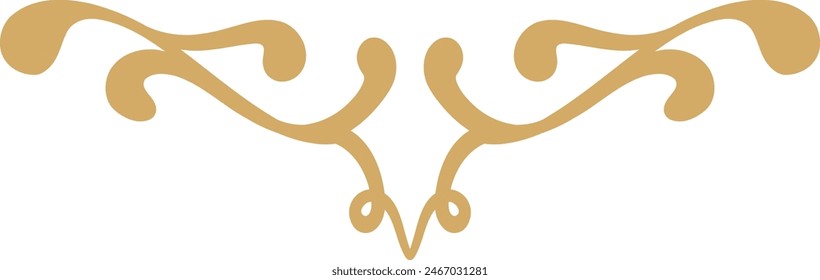Islamic Floral Dividers Element with Abstract Design. Vector Illustration.