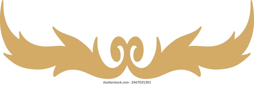 Islamic Floral Dividers Element with Abstract Design. Vector Illustration.