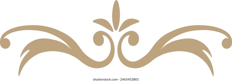 Islamic Floral Dividers Ornament. Vector Illustration in Vintage Style 