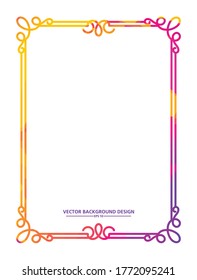 Islamic floral frame, for design, Eastern style. Turquoise floral illustration. Ornate decor for invitation, greeting card, wallpaper, background, web page. Vector element
