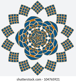 Islamic Floral Ornament. Jpeg Version Also Available In Gallery.