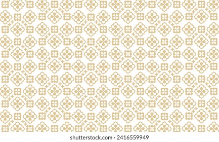 Islamic floral pattern decorative design background vector