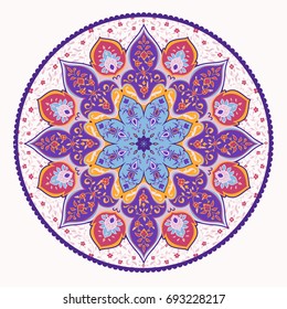 Islamic floral pattern  in Victorian style. Ornamental for Card for cafe, restaurant, shop, print, banner, wedding invitation, book cover, certificate. Save the date. India, Arabic Dubai turkish Islam