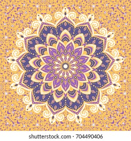 Islamic floral pattern in Victorian style. Ornamental for Card for cafe, shop, print, banner, wedding invitation, book cover, certificate. Save the date. India, Arabic Dubai turkish Islam