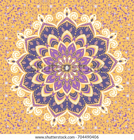 Islamic floral pattern in Victorian style. Ornamental for Card for cafe, shop, print, banner, wedding invitation, book cover, certificate. Save the date. India, Arabic Dubai turkish Islam