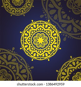 islamic Flower Mandala. Vintage decorative elements. Oriental pattern, vector illustration. Islam, Arabic, Indian, moroccan,spain, turkish, pakistan, mystic, ottoman motifs. Coloring book page.