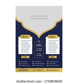 Islamic Flyer Design Template Vector