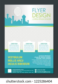 Islamic Flyer Template, with stylish and modern design.