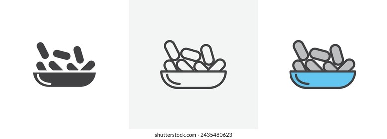 Islamic Food Date Isolated Line Icon Style Design. Simple Vector Illustration
