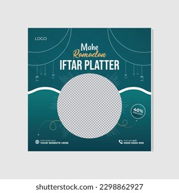 Islamic Food Social Media post Design.