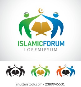 Islamic Forum Logo Design Template