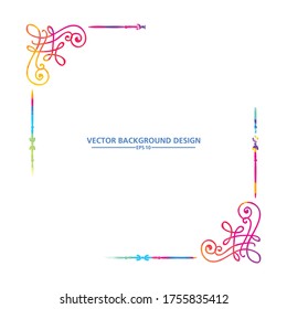 Islamic frame, for design, Eastern style. Turquoise floral illustration. Ornate decor for invitation, greeting card, wallpaper, background, web page. Vector element