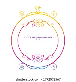 Islamic frame, for design, Eastern style. Turquoise floral illustration. Ornate decor for invitation, greeting card, wallpaper, background, web page. Vector element