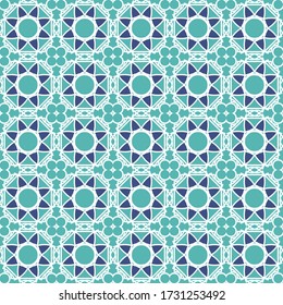 Islamic Geometric abstraction pattern seamless vintage tiles, Traditional ornate tiles. ideal for greeting card banner or wallpaper and background design.