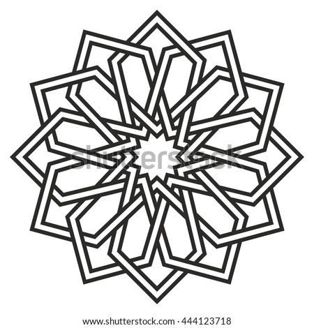 islamic geometric art arabic