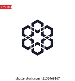 Islamic geometric icon Vector illustration