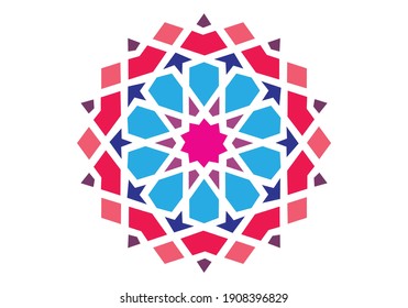 Islamic geometric motifs, which are very nice