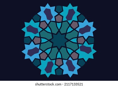 Islamic geometric motifs, which are very nice