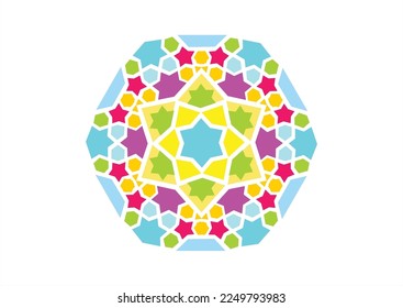 Islamische geometrische Motive, die sehr schön sind EPS10